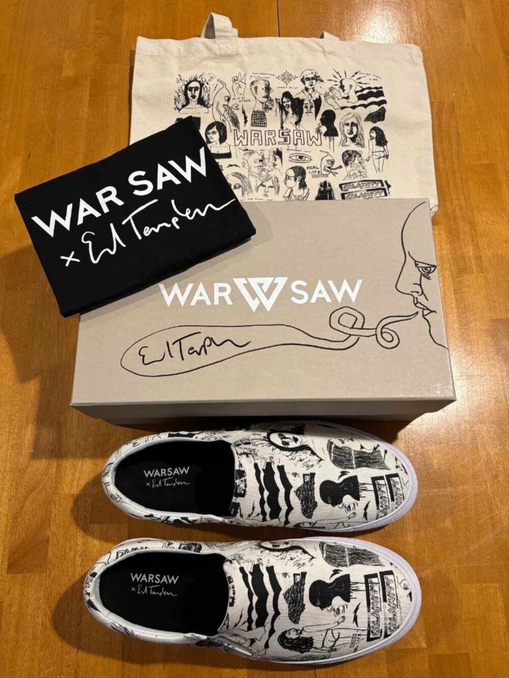 WAR SAW LTD x Ed Templeton STRANGER Slip-On Size 13 *LIMITED TO 50* Autographed